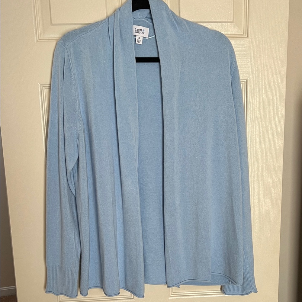 Croft & Barrow Sky Blue Women's Cardigan sweater top